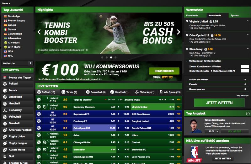 bet90sportwetten_erfahrungen_wettangebot