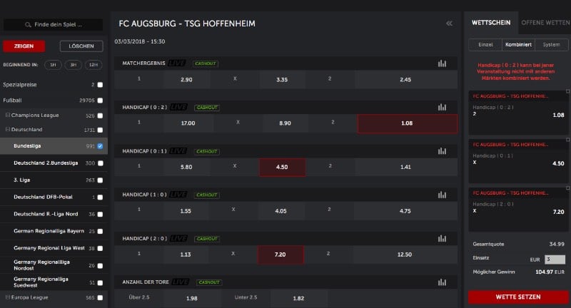 betsafesportwetten_erfahrungen_wettangebot