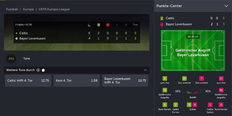 ComeOn Sport Livewetten