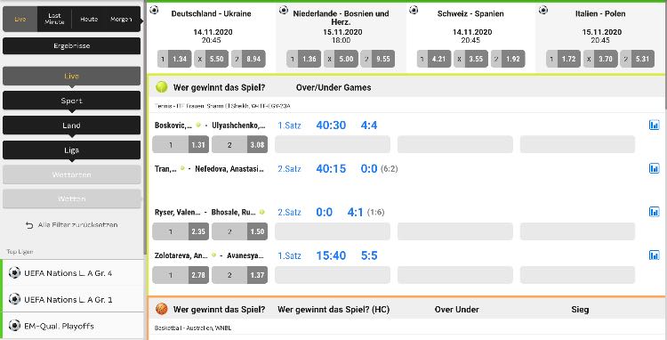 Merkur Sports Live Wetten