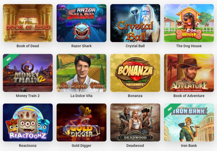 LeoVegas Spieleangebot