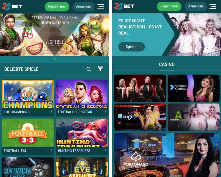 22bet Casino App