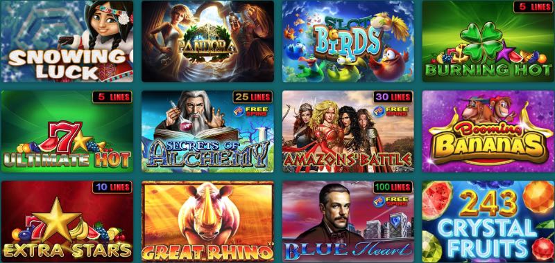 22bet Casino Spiele