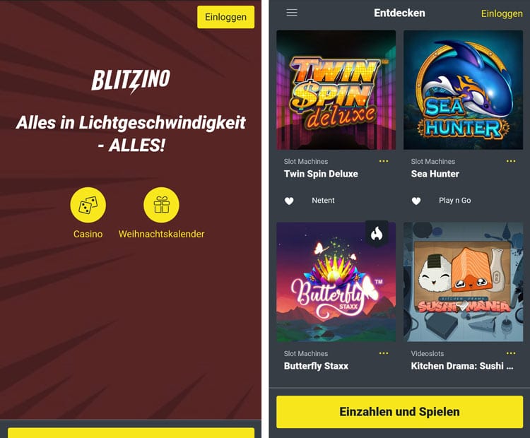 Blitzino Casino App