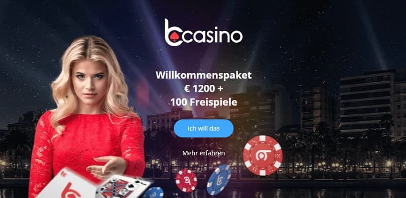 bCasino Bonus für Neukunden image