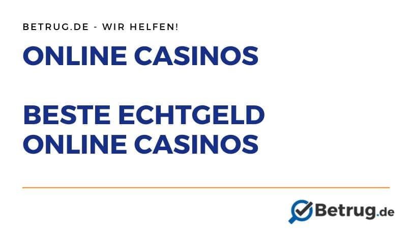 Muss eine Liste von Online Casino Echtgeld spielen -Netzwerken haben
