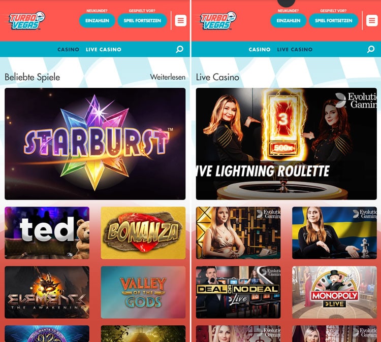 TurboVegas Casino App
