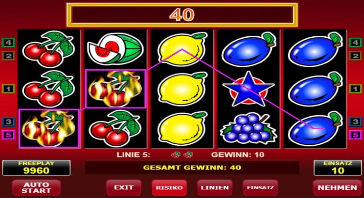 Hot Seven Slot Gewinne im Online Casino