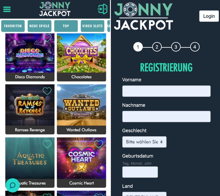 Die App von Jonny Jackpot bietet alles, was man sich vorstellt: Funktionalität und intuitive Bedienung.