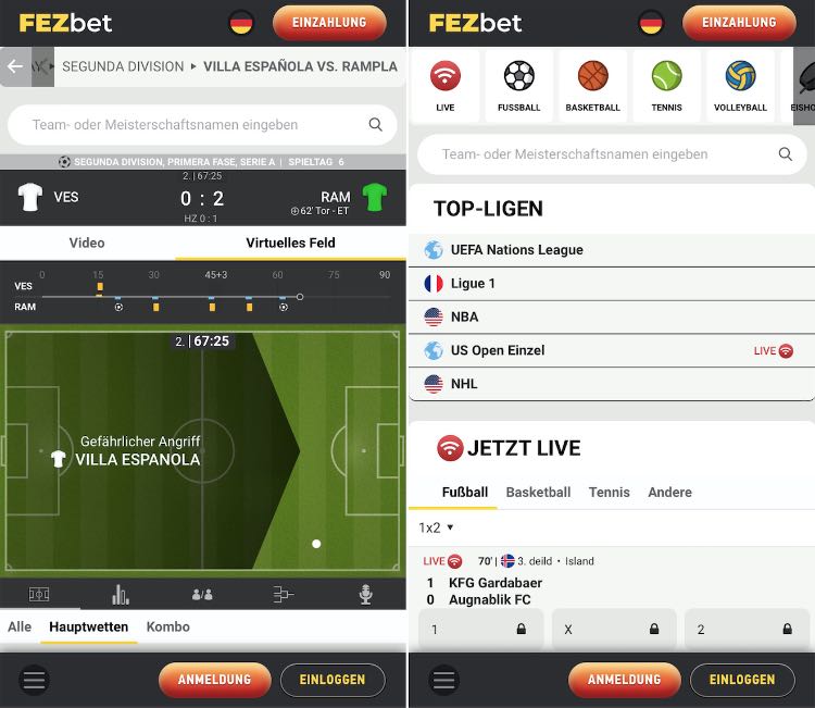 FEZBet Sportwetten App