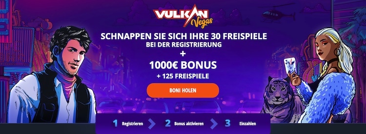 Vulkan Vegas Casino Bonus für Neukunden