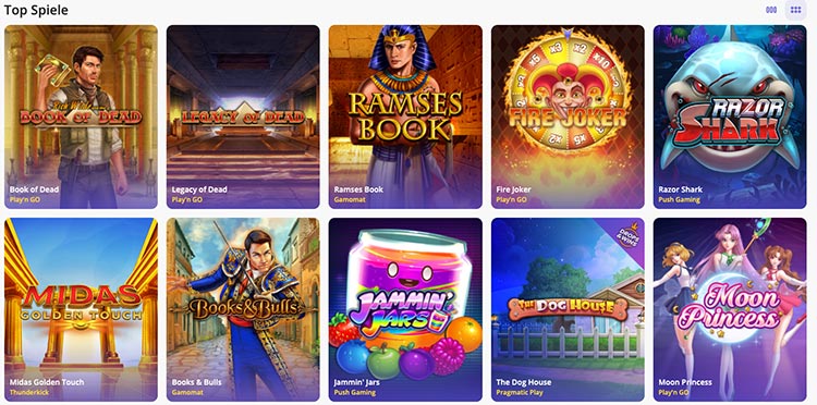 Top Spiele bei Casino Days