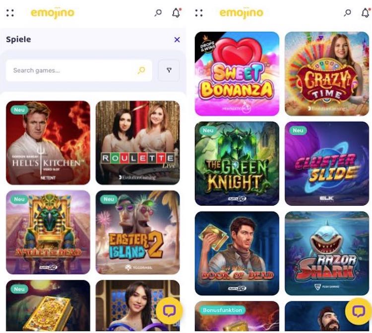 Emojino Casino App