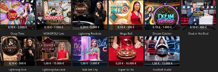 ibet live casino gameshows