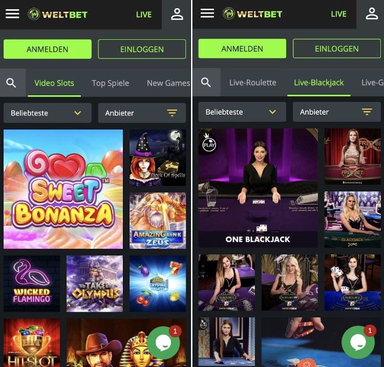 WeltBet Casino App