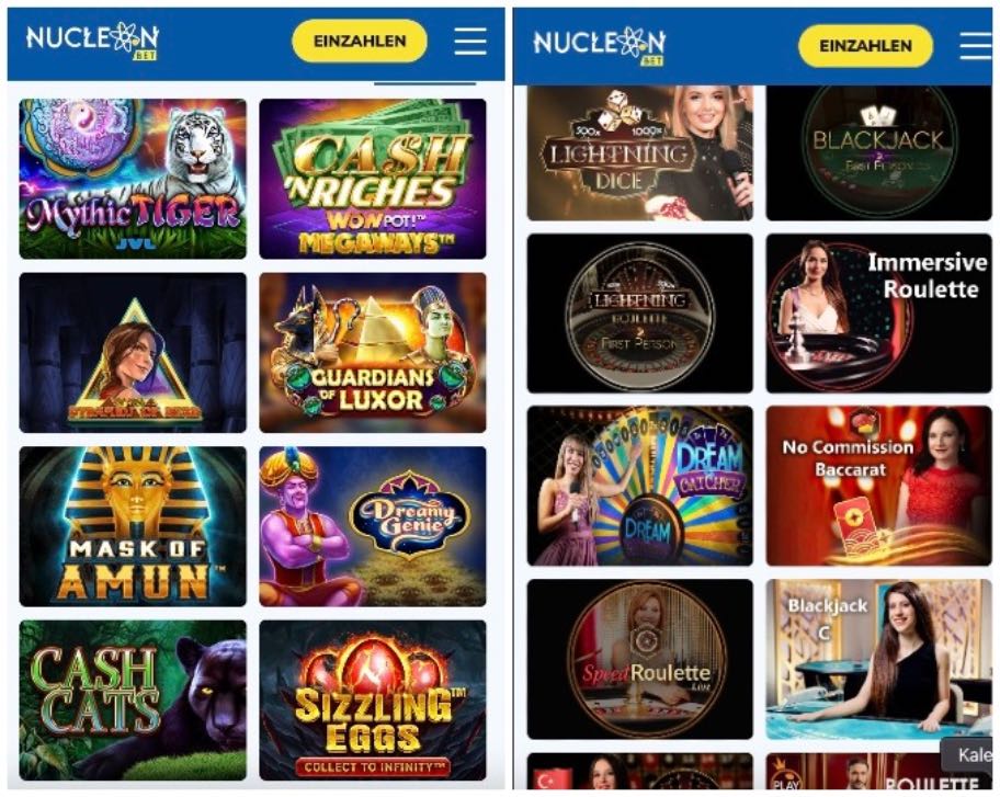 Nucleonbet Casino App