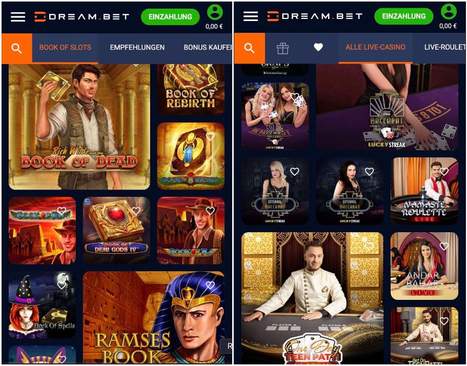 Dreambet Casino App
